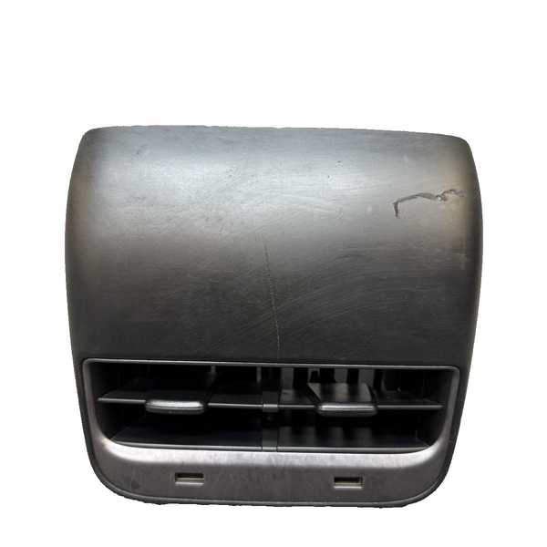 17 - 23 TESLA MODEL 3 REAR CENTER AIR VENT GRILL COVER & USB HUB OEM, 112170000C