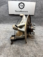 2017 - 2023 TESLA MODEL 3 REAR LEFT SIDE SPINDLE KNUCKLE HUB OEM, 1044411-00-G