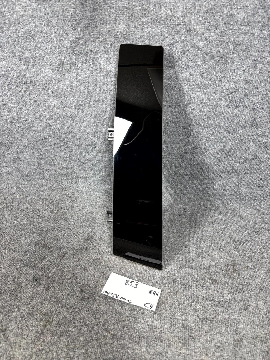 16-20 Tesla Model X Rear Right B Pillar Applique Molding Trim OEM 1041358-00-C