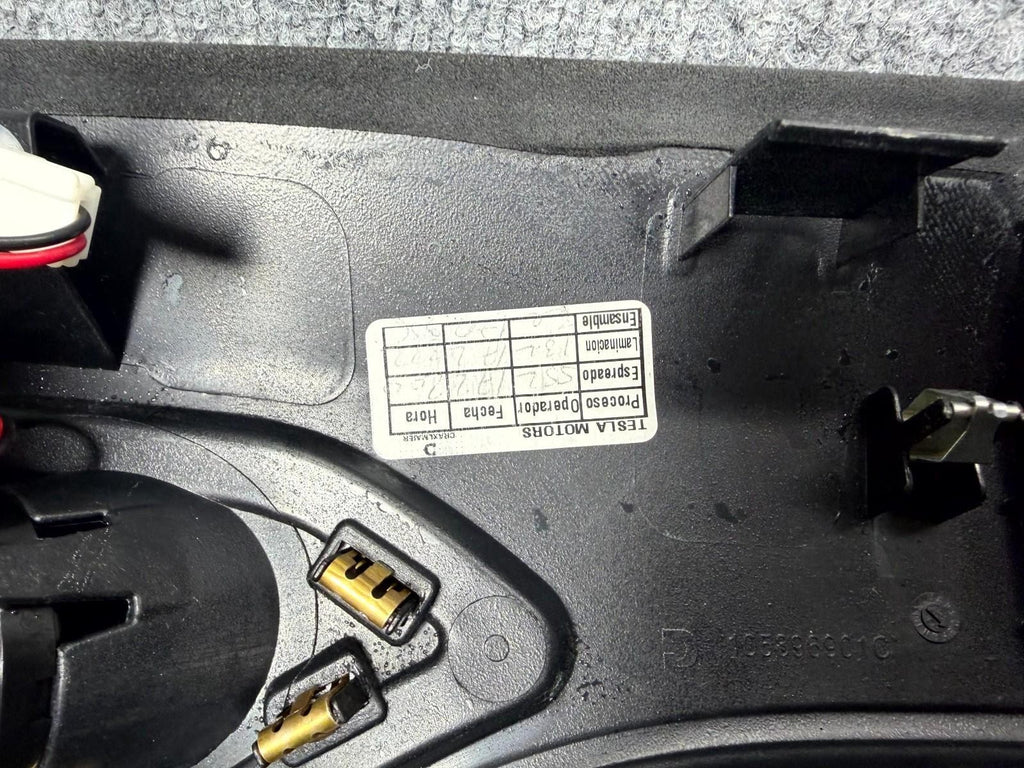 2016-2020 Tesla Model X Left Driver Side Upper A Pillar Trim OEM, 1035939-06-G