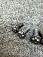 2017-2023 TESLA MODEL Y/3 EXTERNAL BATTERY BOLT NUT SET OF 4 OEM