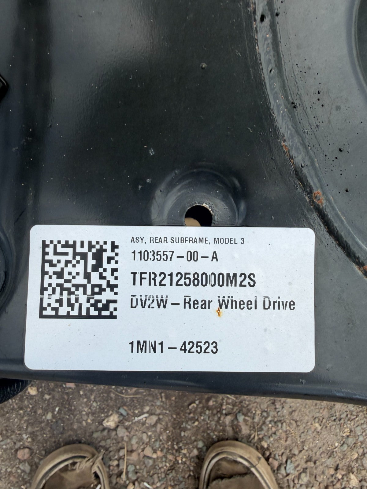 2021-2023 Tesla Model 3 Engine Rear Drive Unit Motor with Subframe Assembly