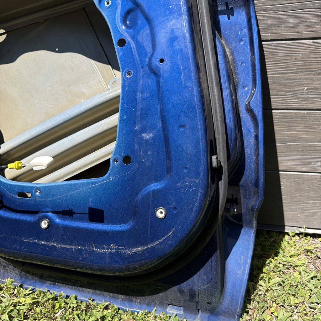 2020 - 2024 TESLA MODEL Y REAR LEFT DRIVER SIDE DOOR SHELL PANEL OEM BLUE_PPSB