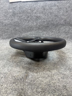 20-24 TESLA MODEL Y LEATHER STEERING WHEEL W/ CONTROL SWITCHES OEM, 1095222-00-N