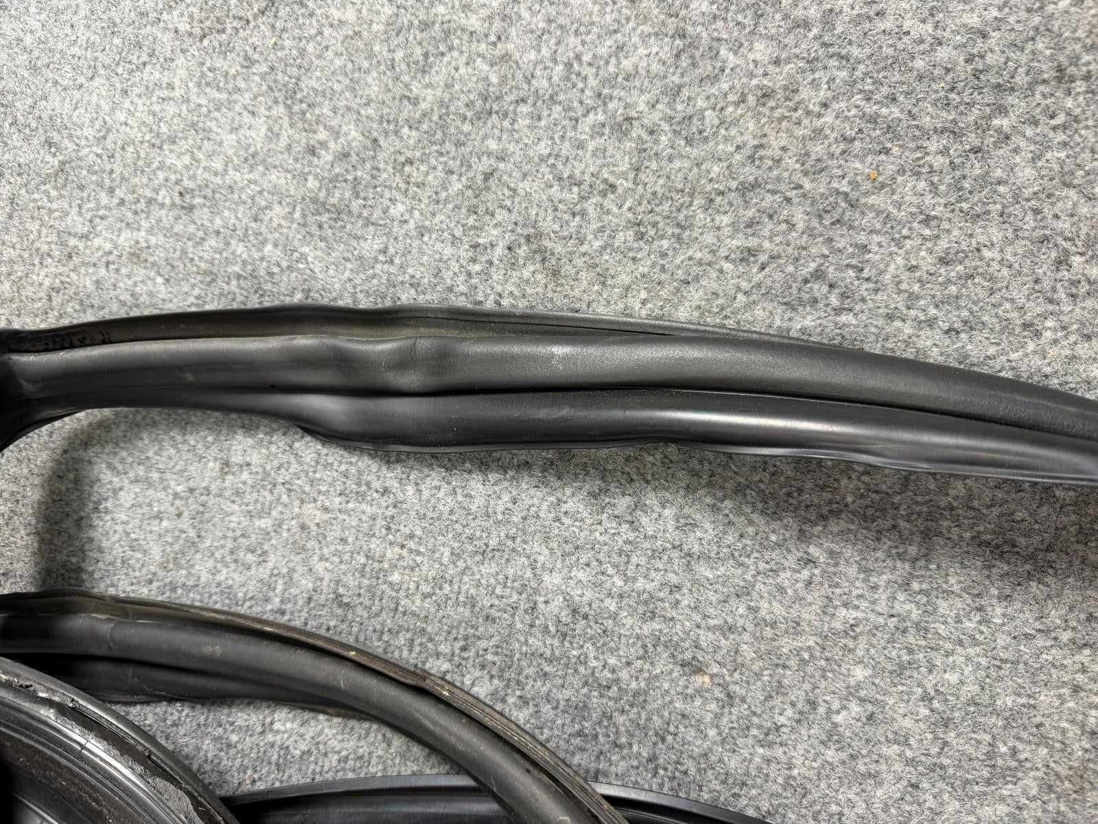 16-24 Tesla Model X Rear Left Driver Side Door Body Weatherstrip Rubber Seal OEM
