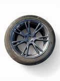 24-25 Tesla Model Y  19" Grey Gemini Rim Wheel Continental Tire W/OEM TPMS