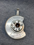 2020-2024 TESLA MODEL Y FRONT LEFT SPINDLE KNUCKLE HUB & SHIELD OEM,1188311-00-F