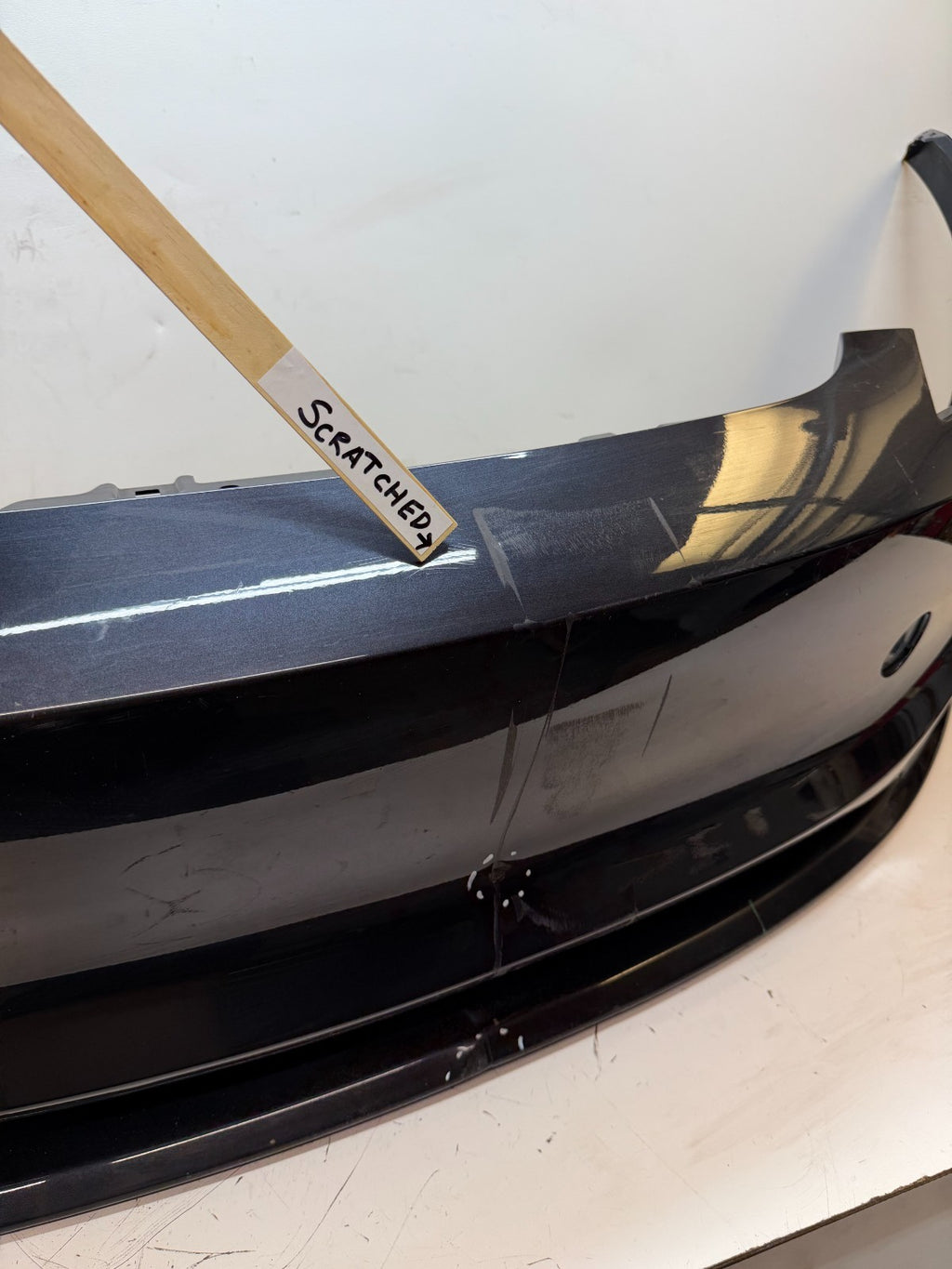 2024-2026 Tesla Model 3 Front Bumper Cover Panel W/O Sensor Holes P2005802-00-B