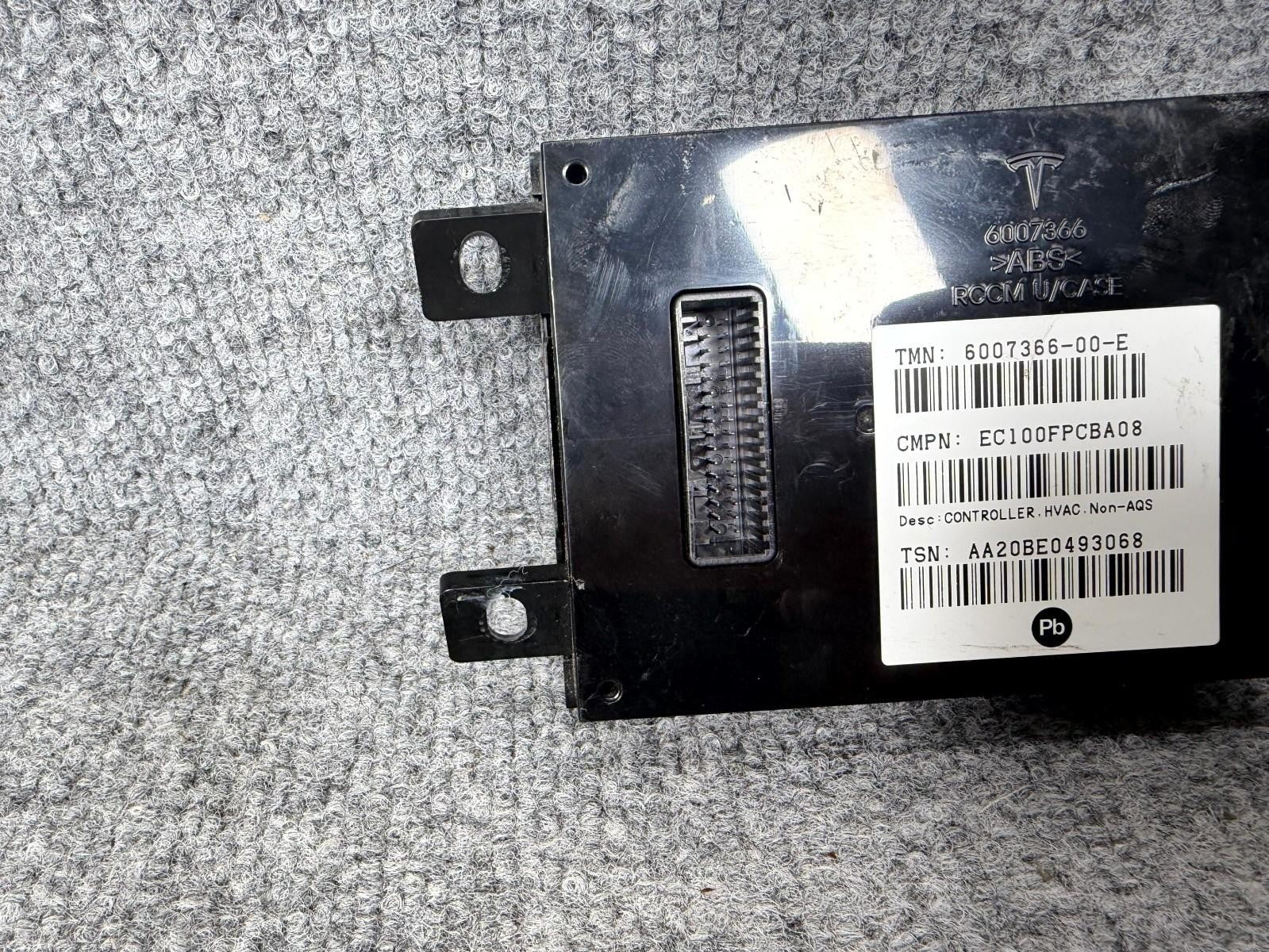 12-20 Tesla Model X S HVAC AC Heater Temprature Control Unit OEM, 6007366-00-E