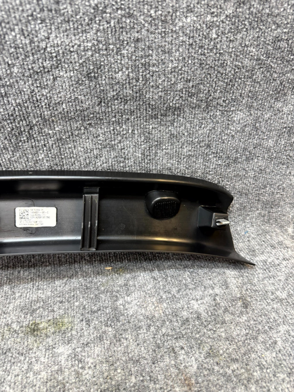 2017-2024 TESLA MODEL 3 Y TRUNK LATCH LOCK SILL SCUFF PLATE TRIM OEM, 149463100C