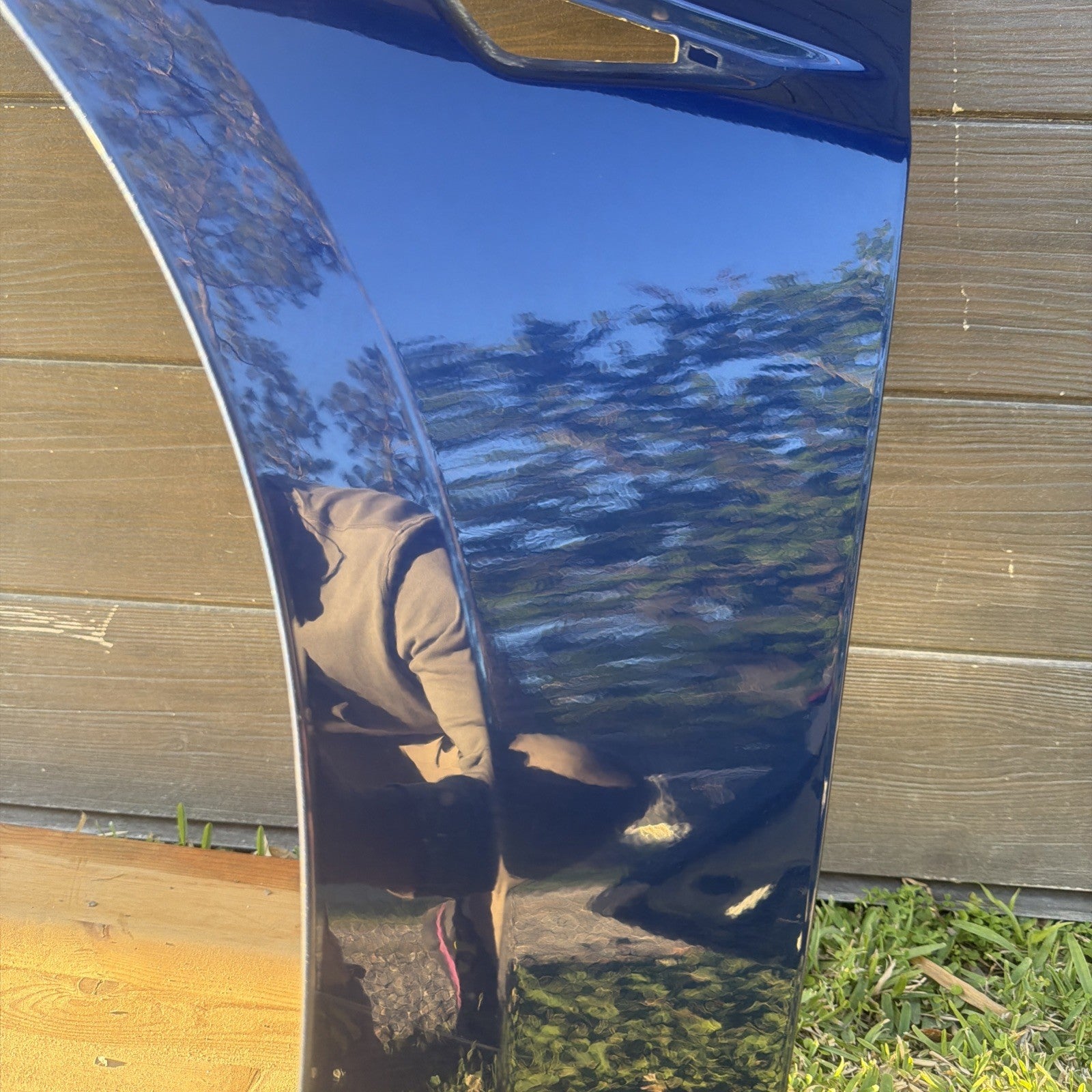 ⭕ 2017-2023 Tesla Model 3 Front Driver Side Fender Shell Panel Left Blue