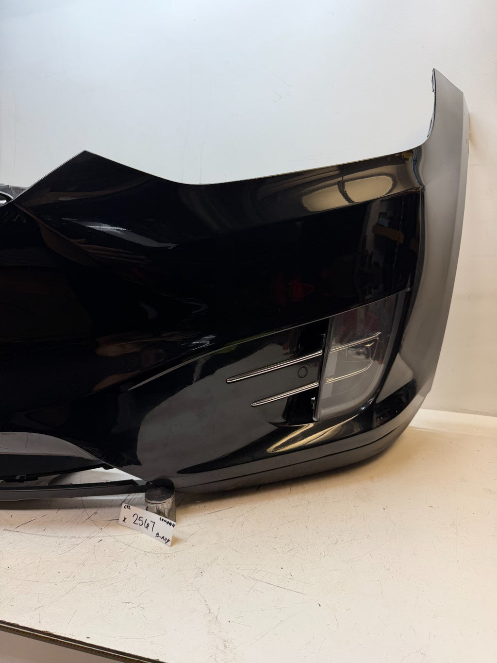 2016-2020 Tesla Model X Front Bumper Cover Complete Black