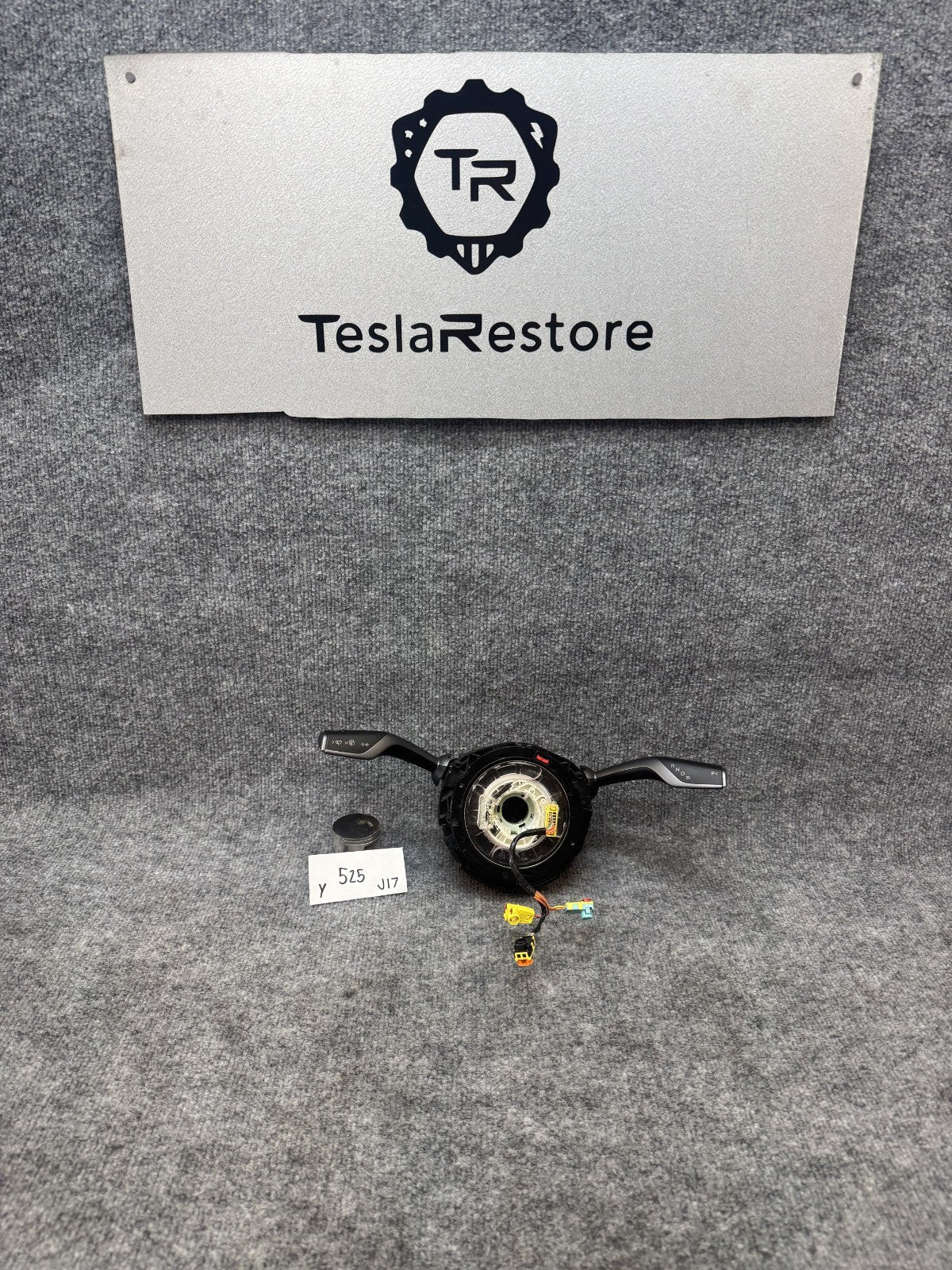 2020-2024 TESLA MODEL Y STEERING COLUMN COMBO SWITCH ASSEMBLY OEM, 1097662-00-Q