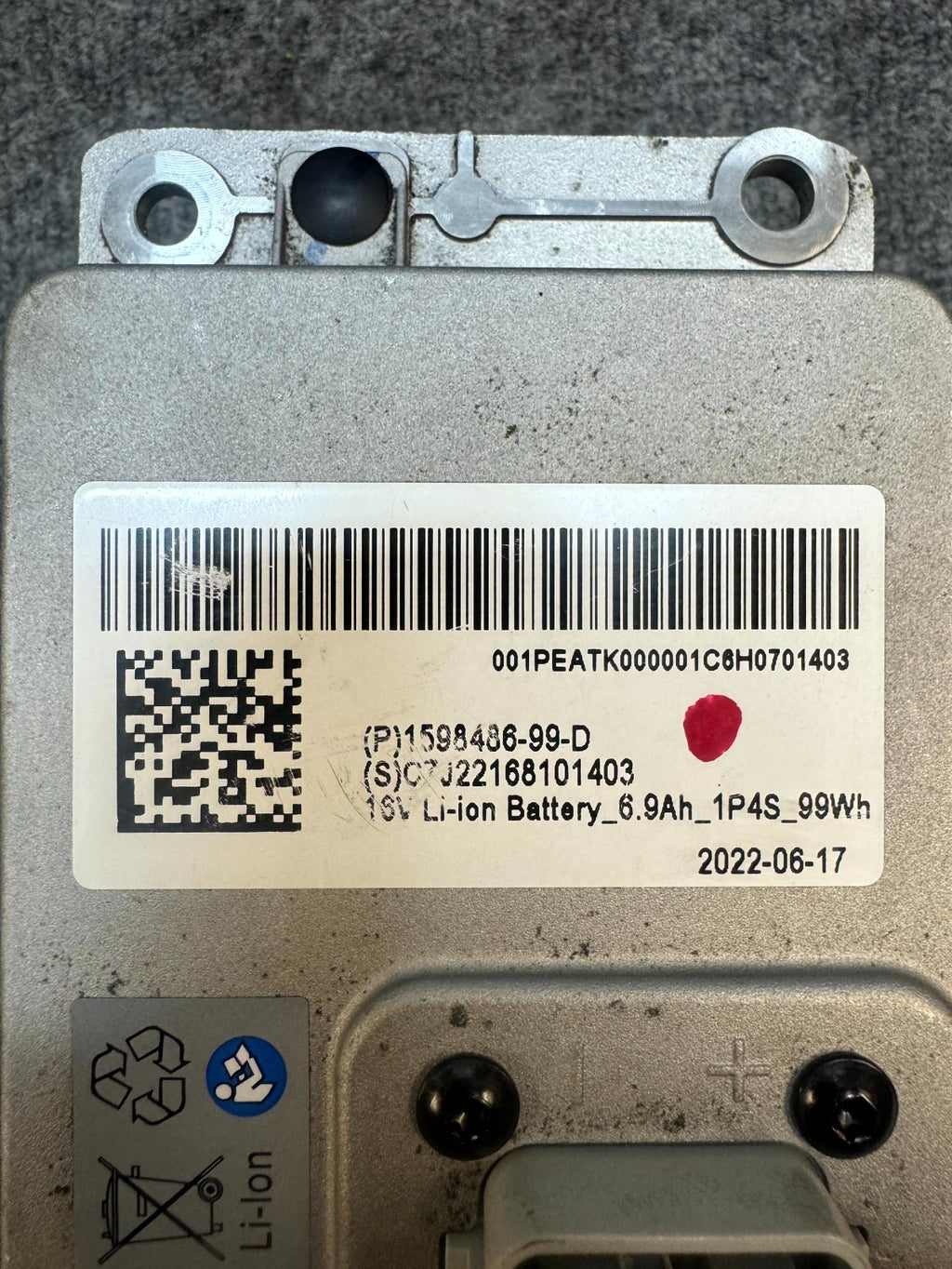 2017 - 2023 TESLA MODEL 3 BATTERY RESET REPAIR SERVICE OEM, 1598486-99-D