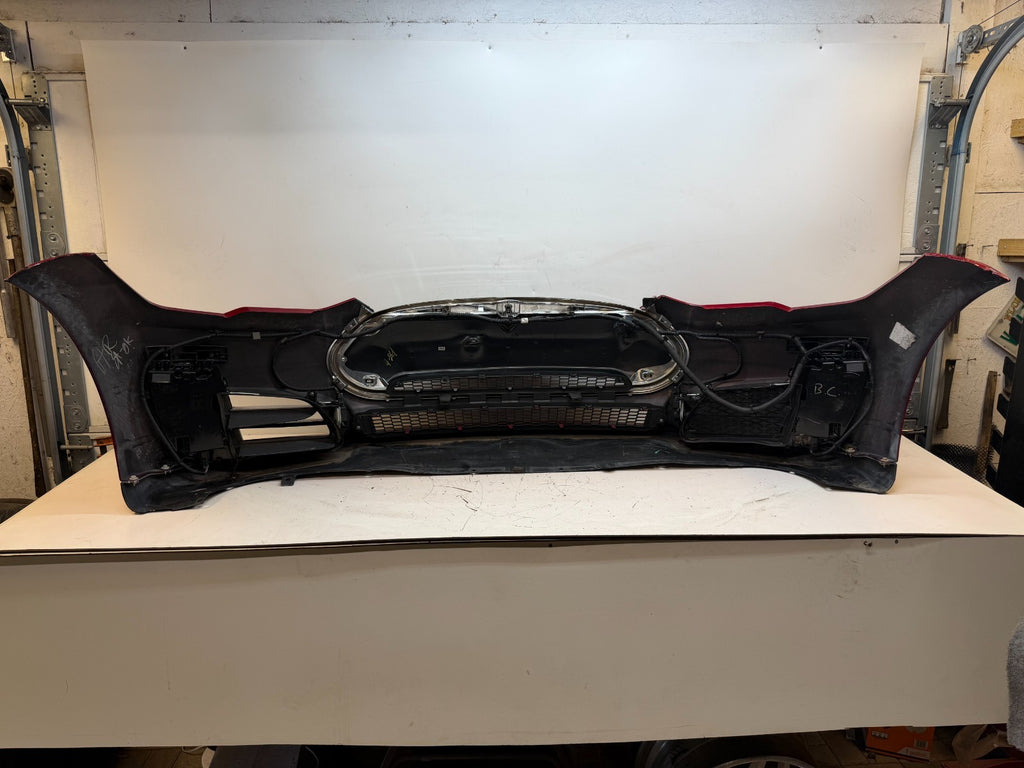 2012-2016 Tesla Model S Front Bumper Cover Complete W/ Lights OEM 1017415-00-C