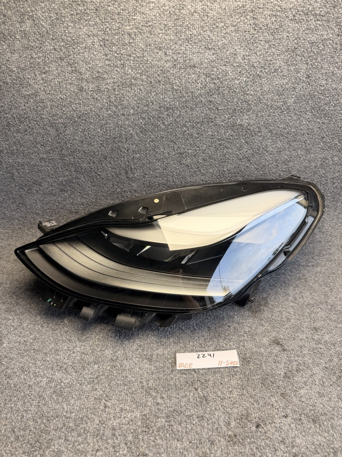 21-23 TESLA MODEL 3 FRONT LEFT HEADLIGHT LED LIGHT LAMP OEM 1514952-00-D