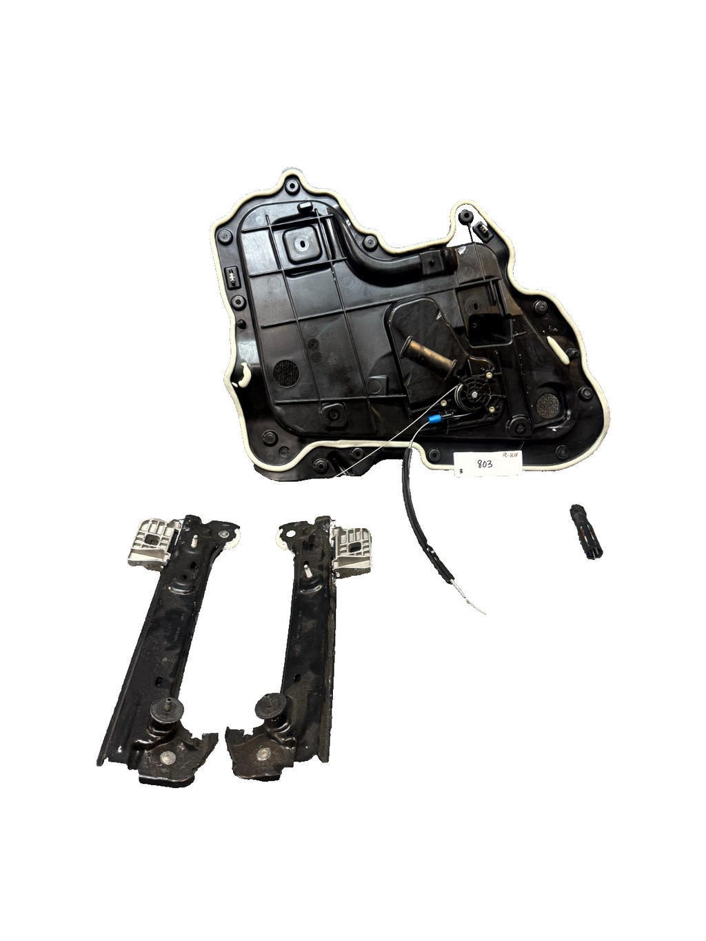 2017-2023 TESLA MODEL 3 REAR RIGHT DOOR WINDOW REGULATOR & MOTOR OEM, 109662310F