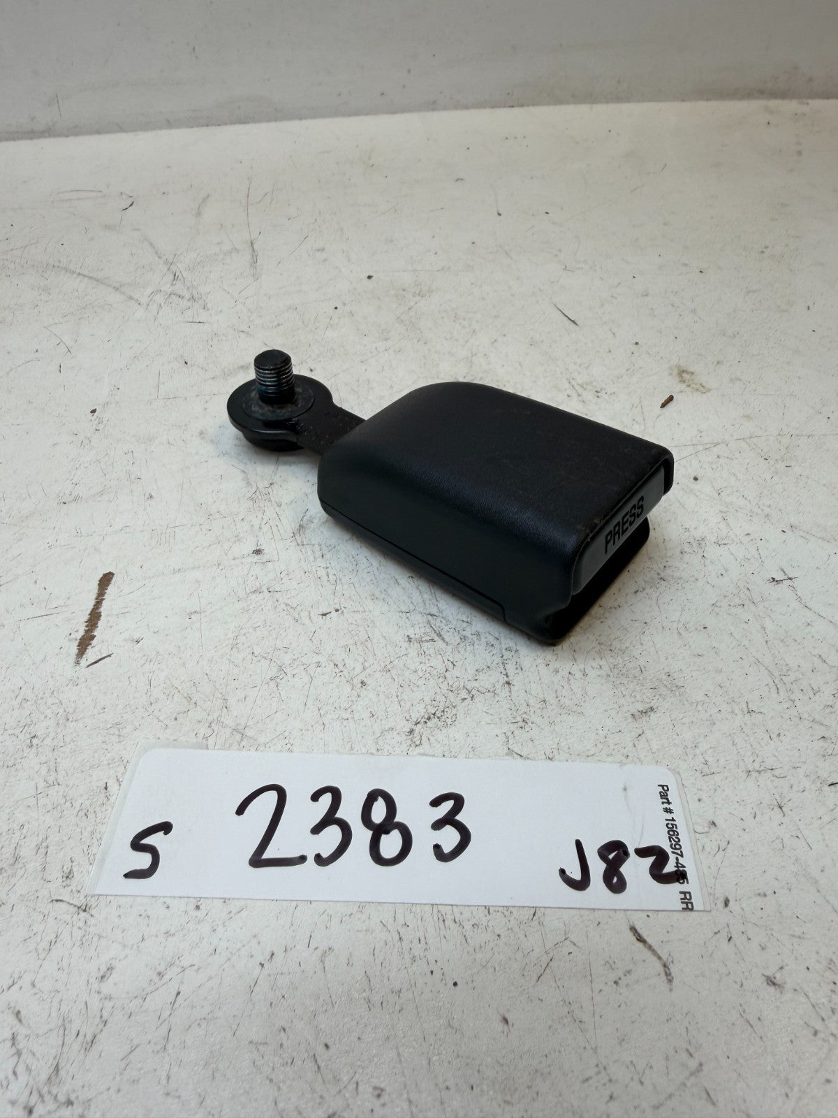 2012-2020 Tesla Model S Rear Left or Right Seat Belt Buckle Black 1005269-00-D
