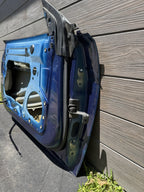 2018 - 2023 TESLA MODEL 3 FRONT LEFT DRIVER SIDE DOOR SHELL BLUE OEM