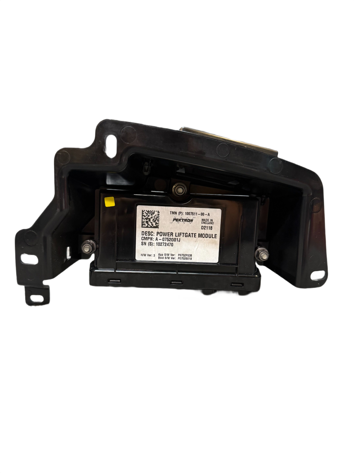 12-20 Tesla Model S EPB Park Brake Ctrl + Trunk Liftgate Module 1007618-00-J