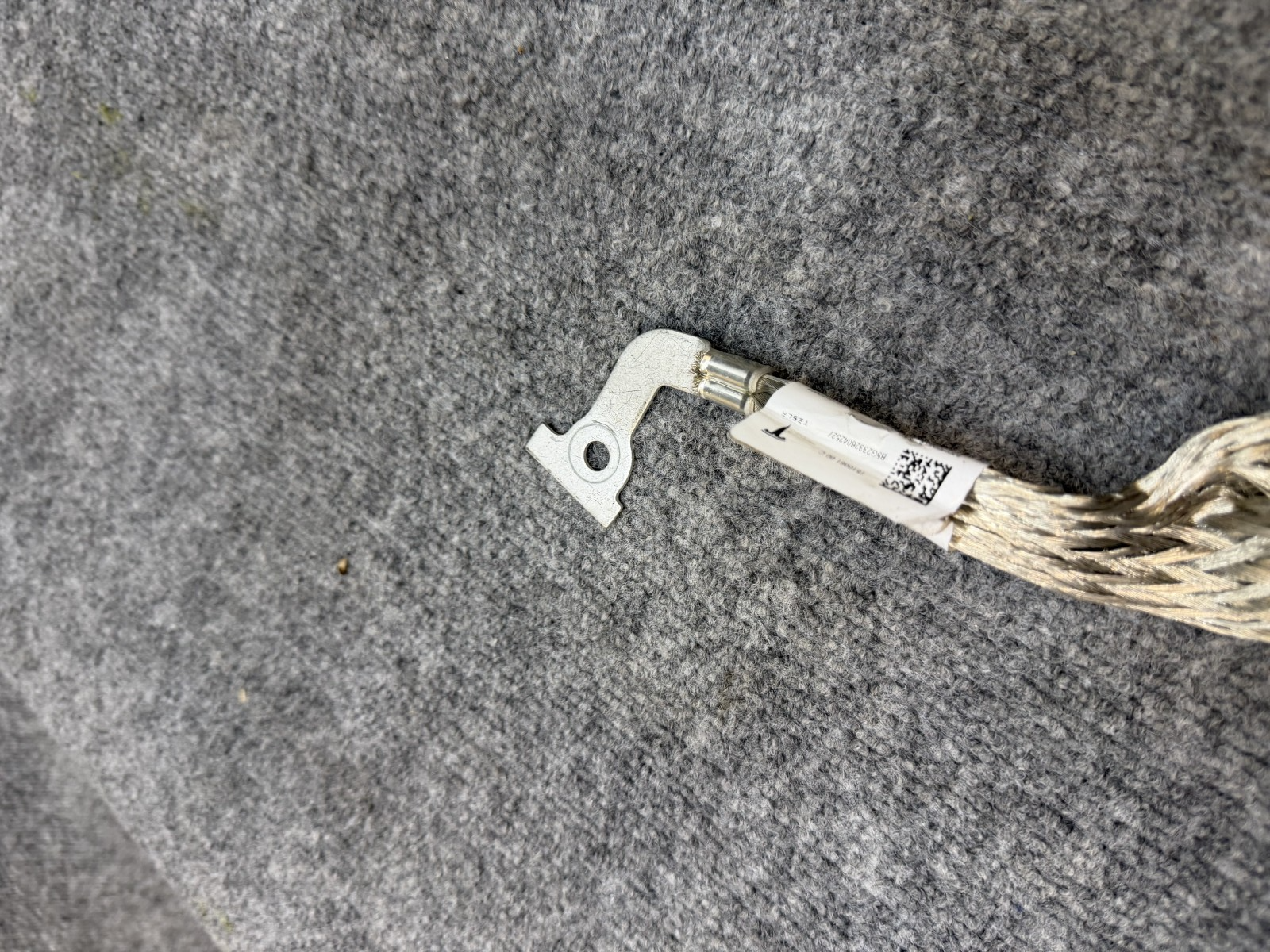 2020-2024 TESLA MODEL Y BATTERY TERMINAL GROUND CABLE STRAP OEM, 1510061-00-C