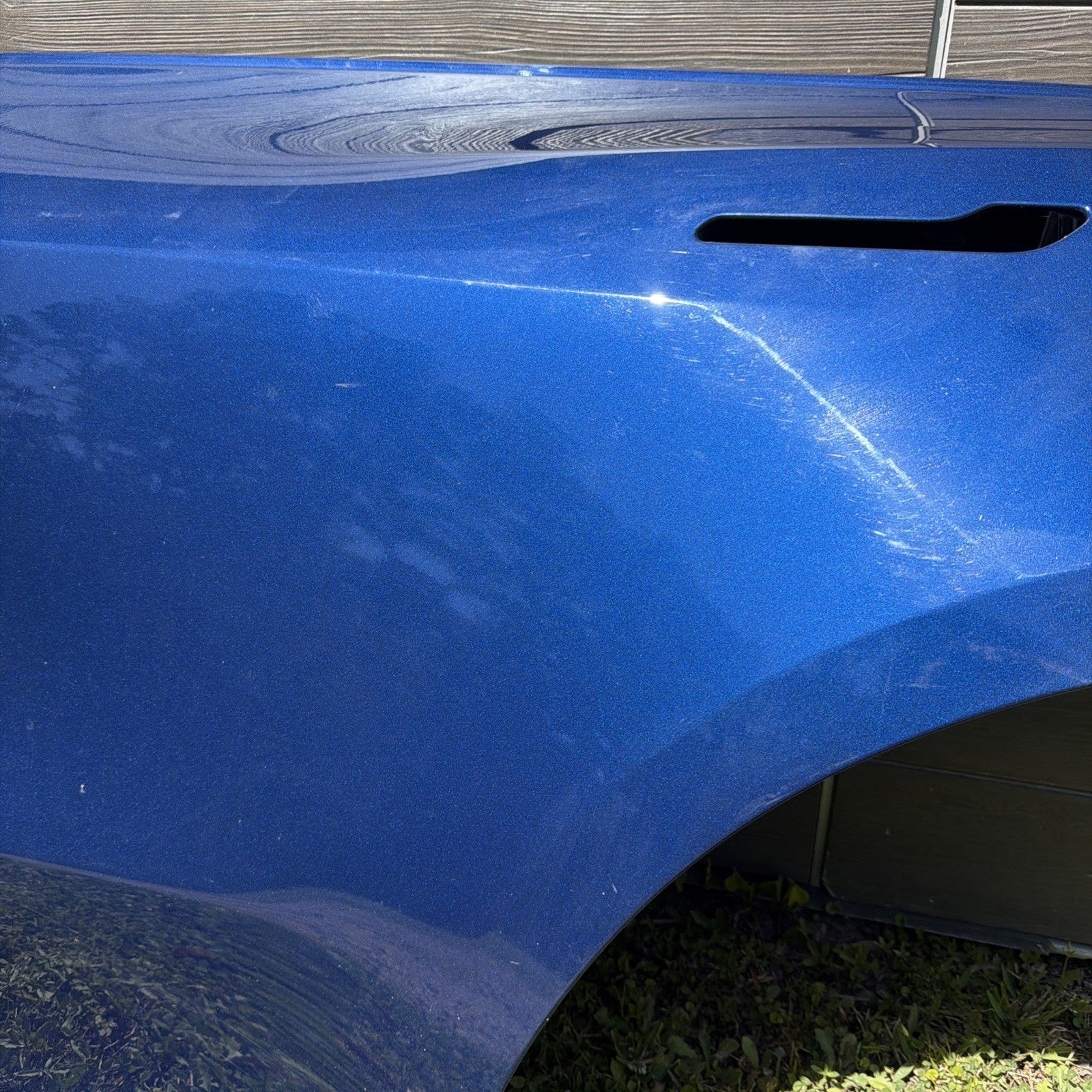 2020 - 2024 TESLA MODEL Y REAR LEFT DRIVER SIDE DOOR SHELL PANEL OEM BLUE_PPSB