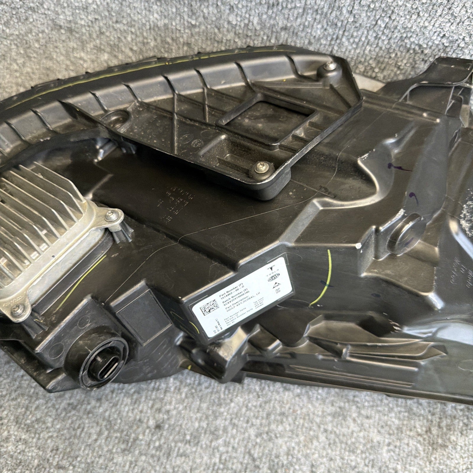 2021-2023 TESLA MODEL 3 HEADLIGHT LEFT DRIVER LED 1514952-00-D OEM