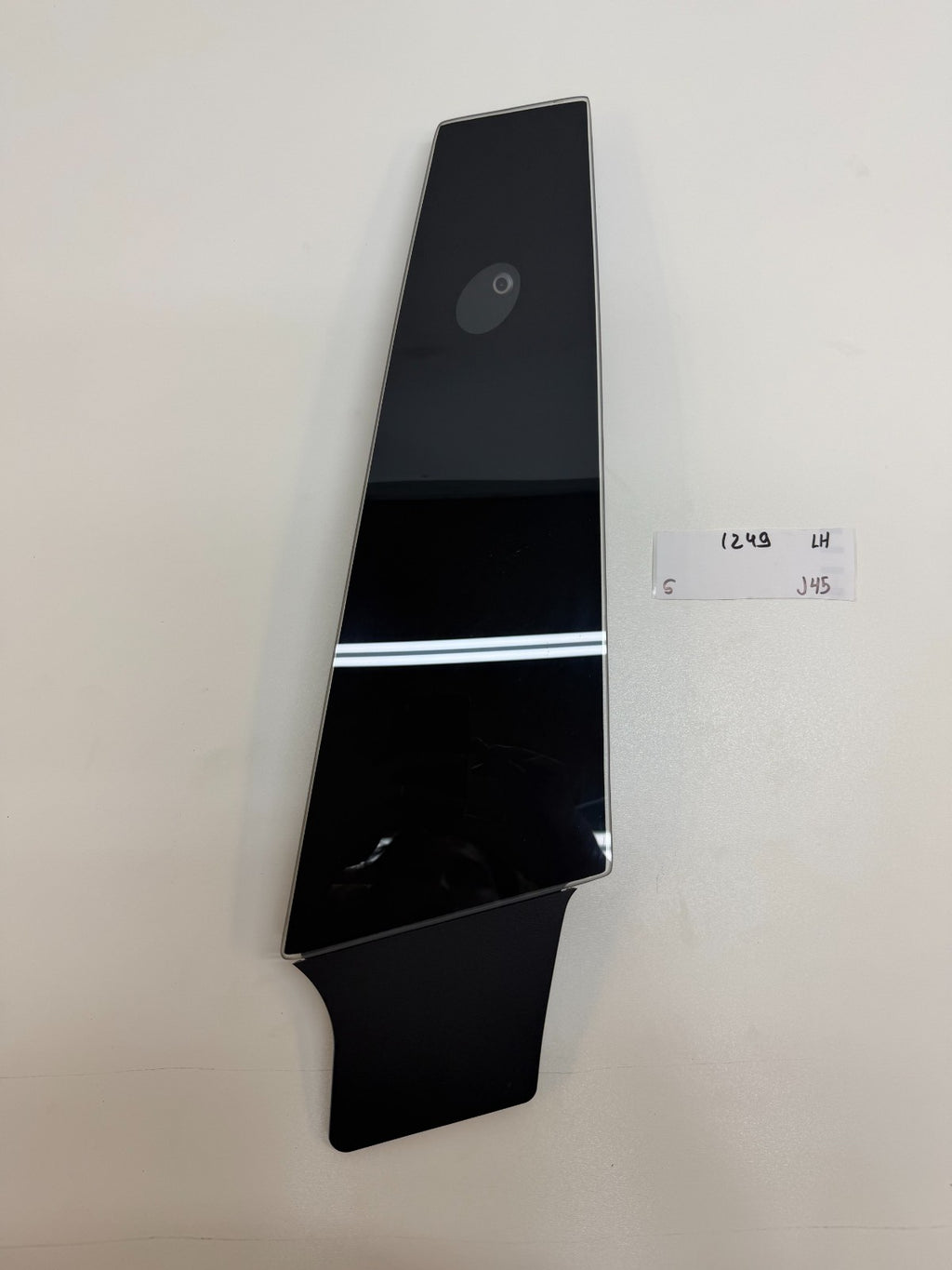 2016-2020 Tesla Model S Left B-Pillar Applique Glass Trim Molding 1083899-00-C