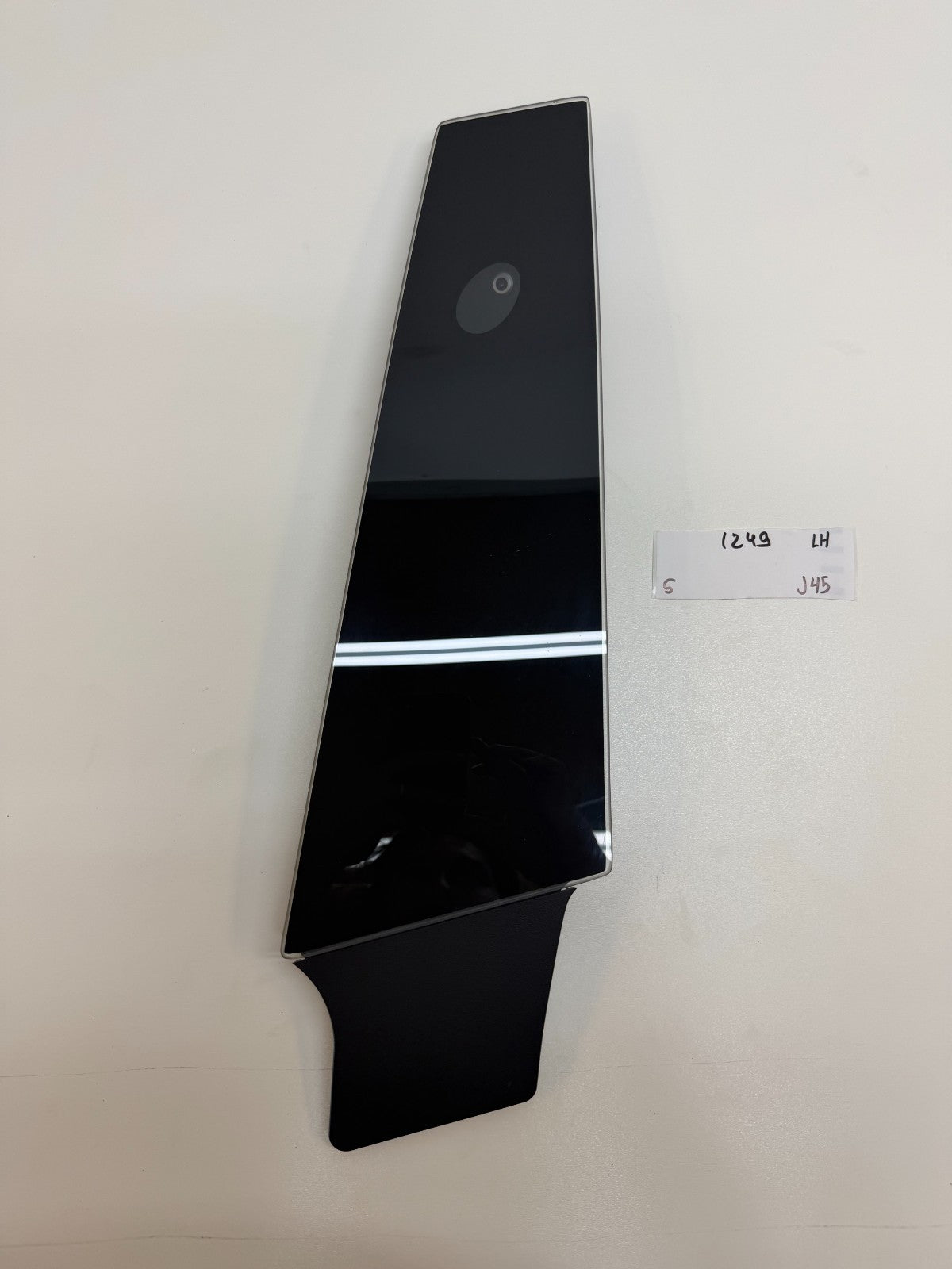 2016-2020 Tesla Model S Left B-Pillar Applique Glass Trim Molding 1083899-00-C