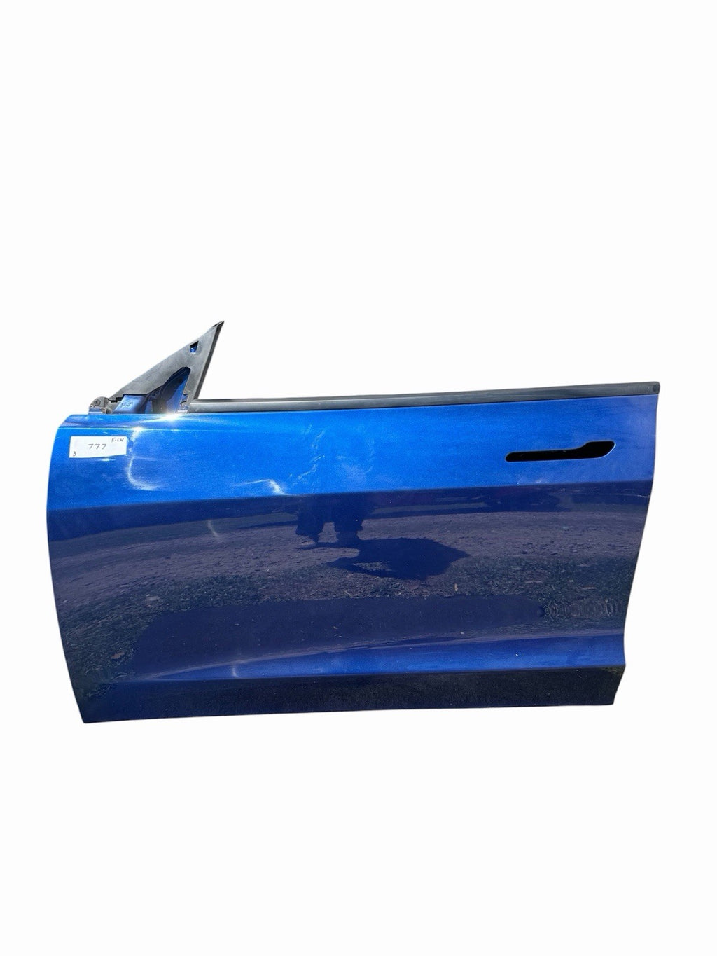 2018 - 2023 TESLA MODEL 3 FRONT LEFT DRIVER SIDE DOOR SHELL BLUE OEM