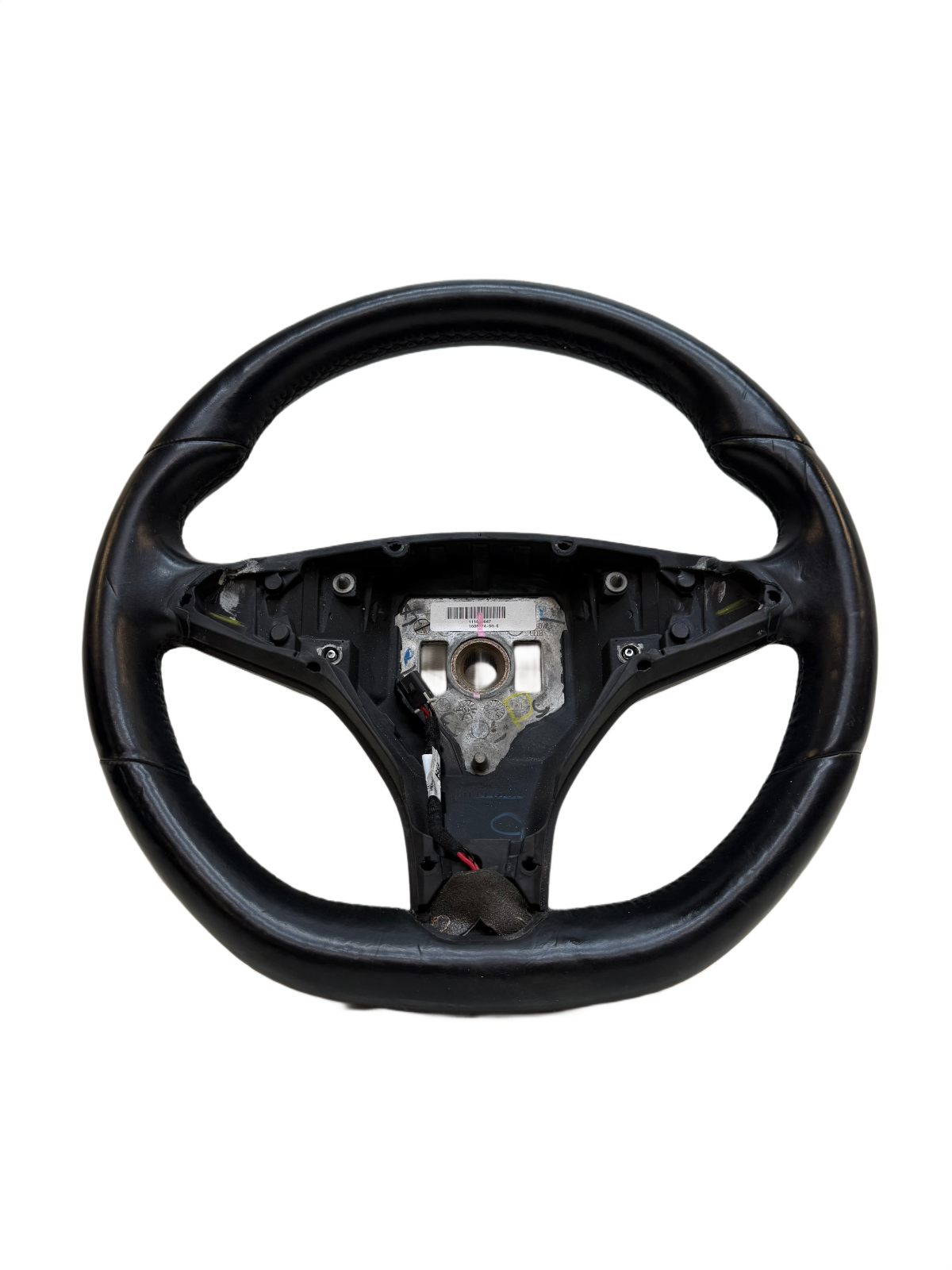 2012-2020 Tesla Model X Driver Steering Wheel Black Assembly OEM 1036774-00-C