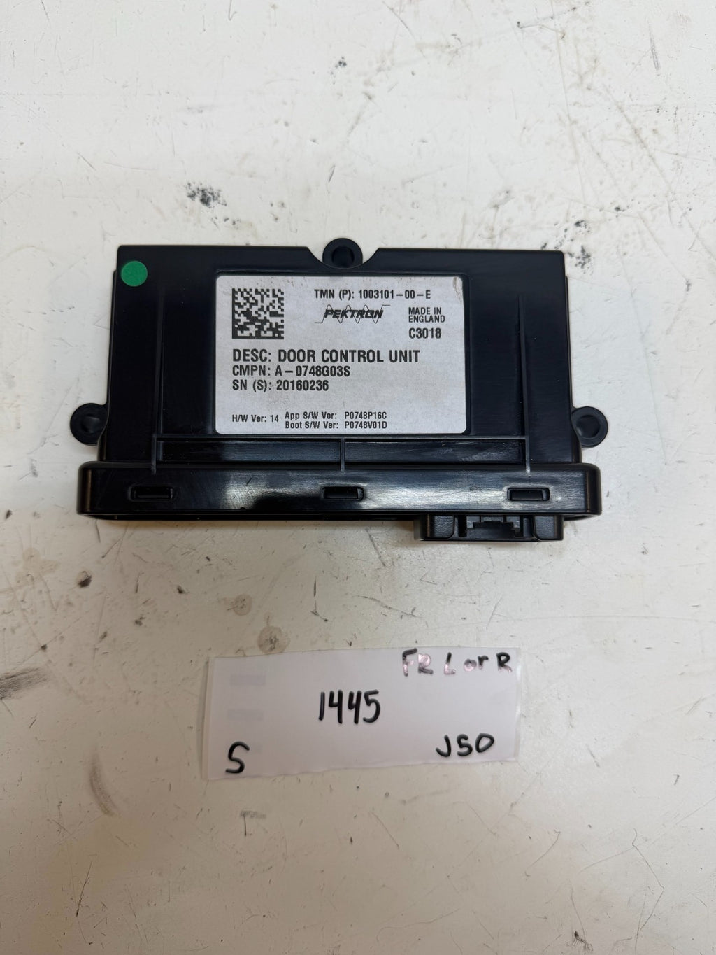 2012-2020 Tesla Model S Front Door Control Module Computer Unit 1003101-00-E