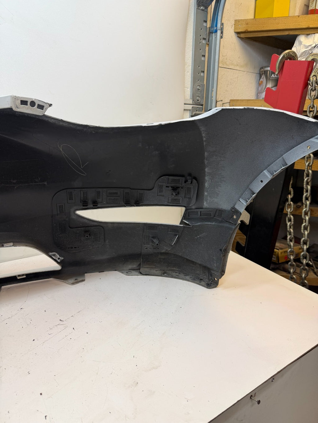 2022-2024 Tesla Model Y Front Bumper Cover w/o Sensor Holes OEM 1687994-TX-A