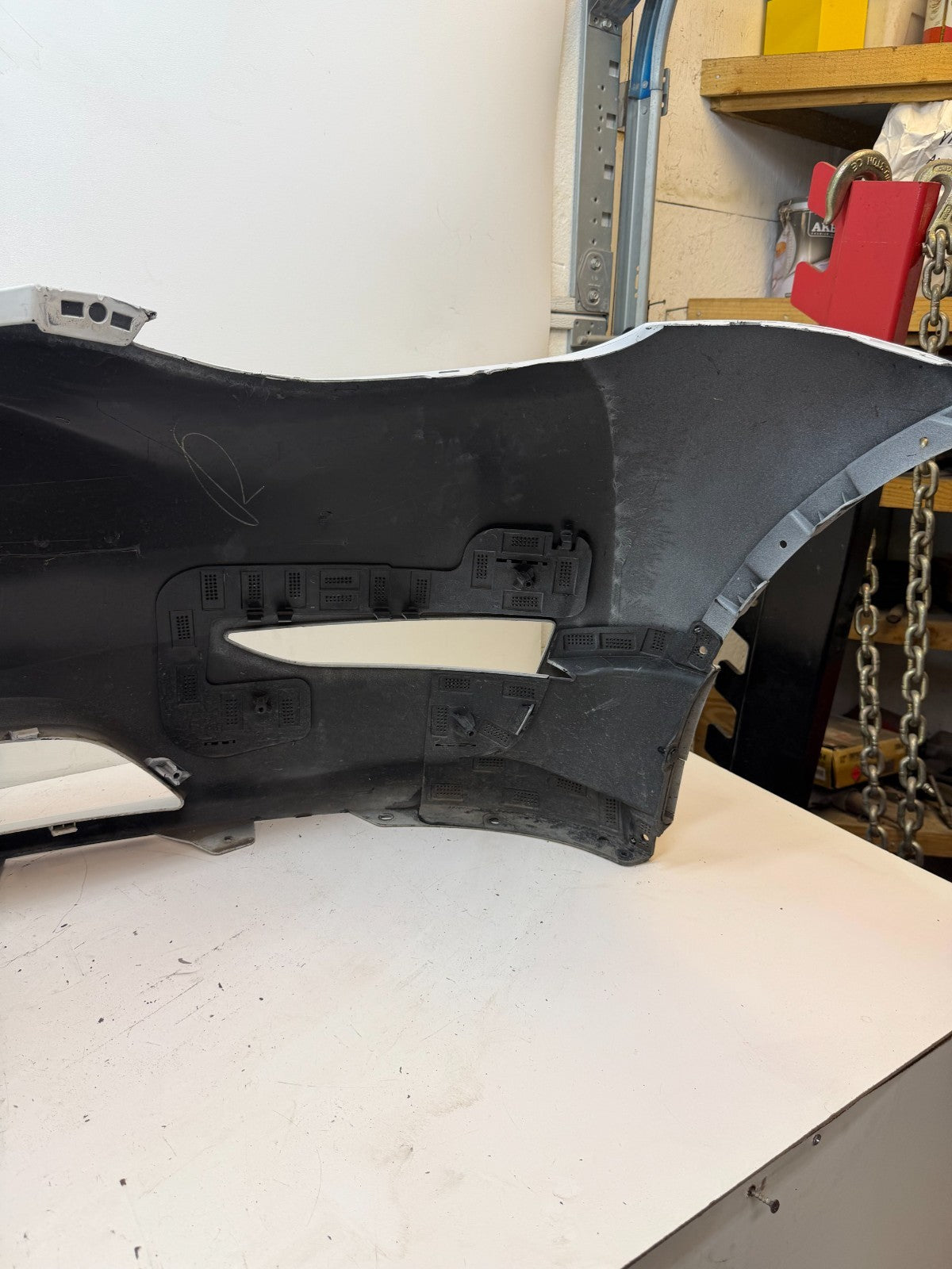 2022-2024 Tesla Model Y Front Bumper Cover w/o Sensor Holes OEM 1687994-TX-A