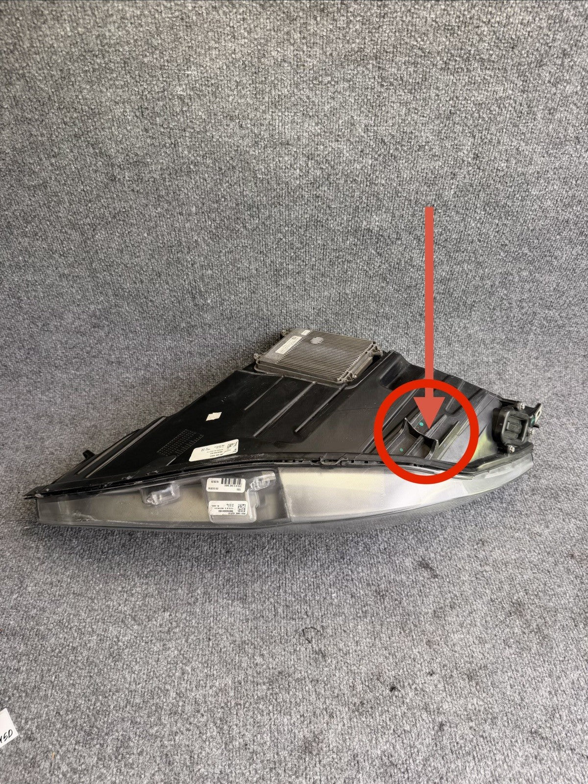 2012-2016 Tesla Model S HID DRL LED Right Side Headlight OEM 6005907-00-D