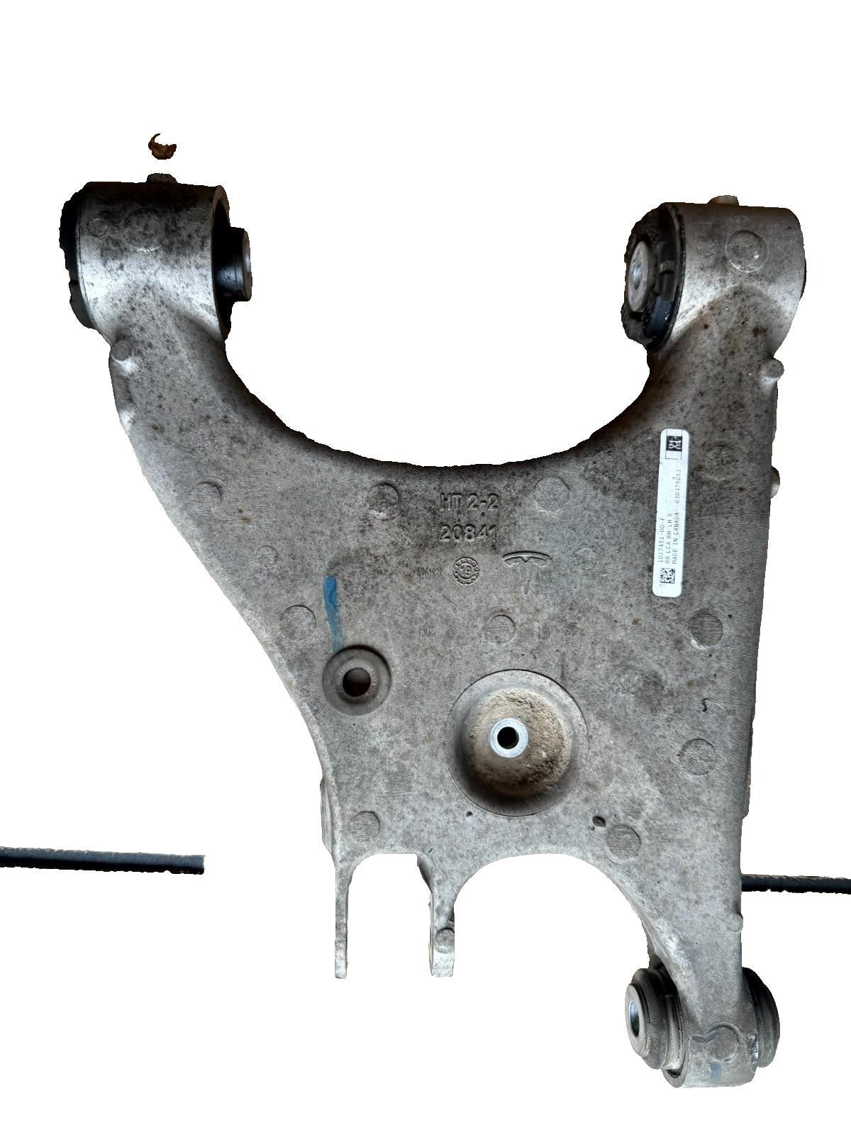 ♦️12-20 TESLA MODEL X S REAR LEFT & RIGHT LOWER CONTROL ARM OEM, 1027451-00-F