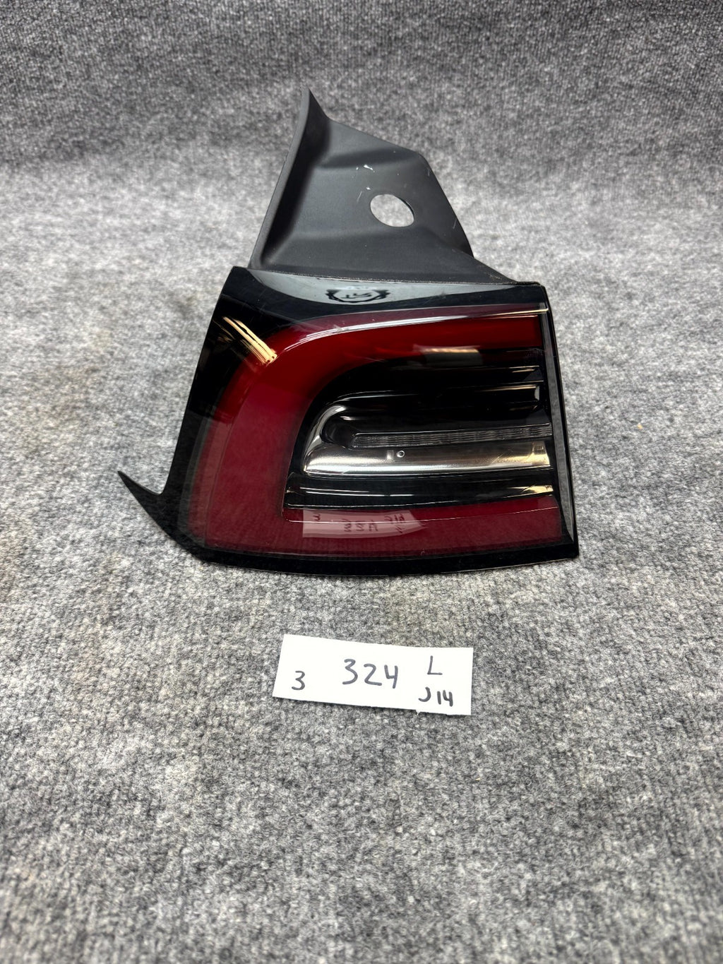 2017-2023 TESLA MODEL 3 REAR LEFT SIDE OUTER LED TAILLIGHT LAMP OEM, 107739700G