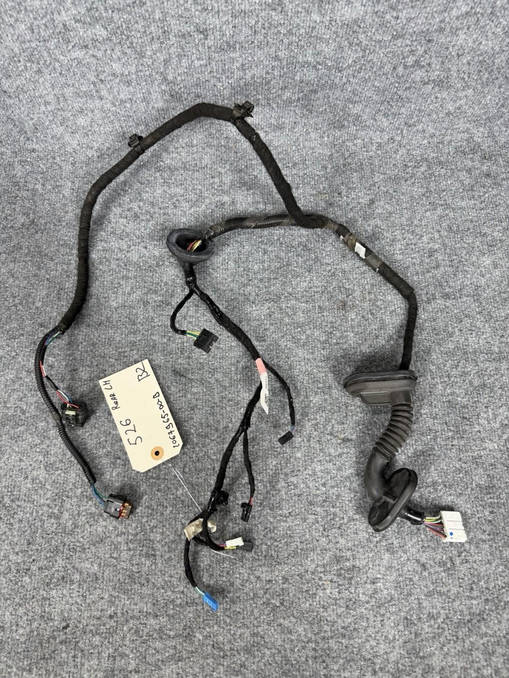 ♦️17-23 TESLA MODEL 3 REAR LEFT SIDE DOOR WIRING HARNESS CABLE OEM, 2067965-00-B