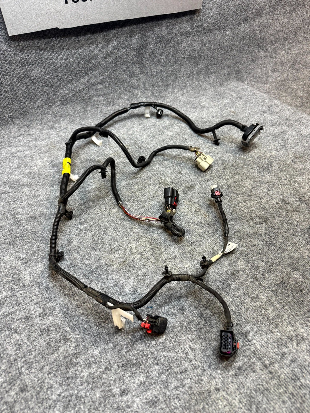 2017 - 2023 TESLA MODEL 3 REAR SUBFRAME WIRING HARNESS CABLE OEM, 2067968-01-C
