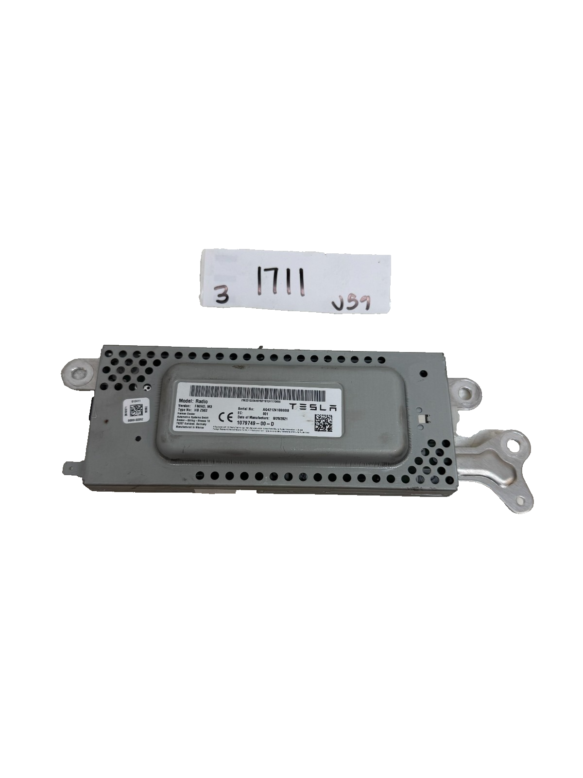 2017-2023 Tesla Model 3 Harman Becker Radio FM/HD Receiver Module 1079749-00-D