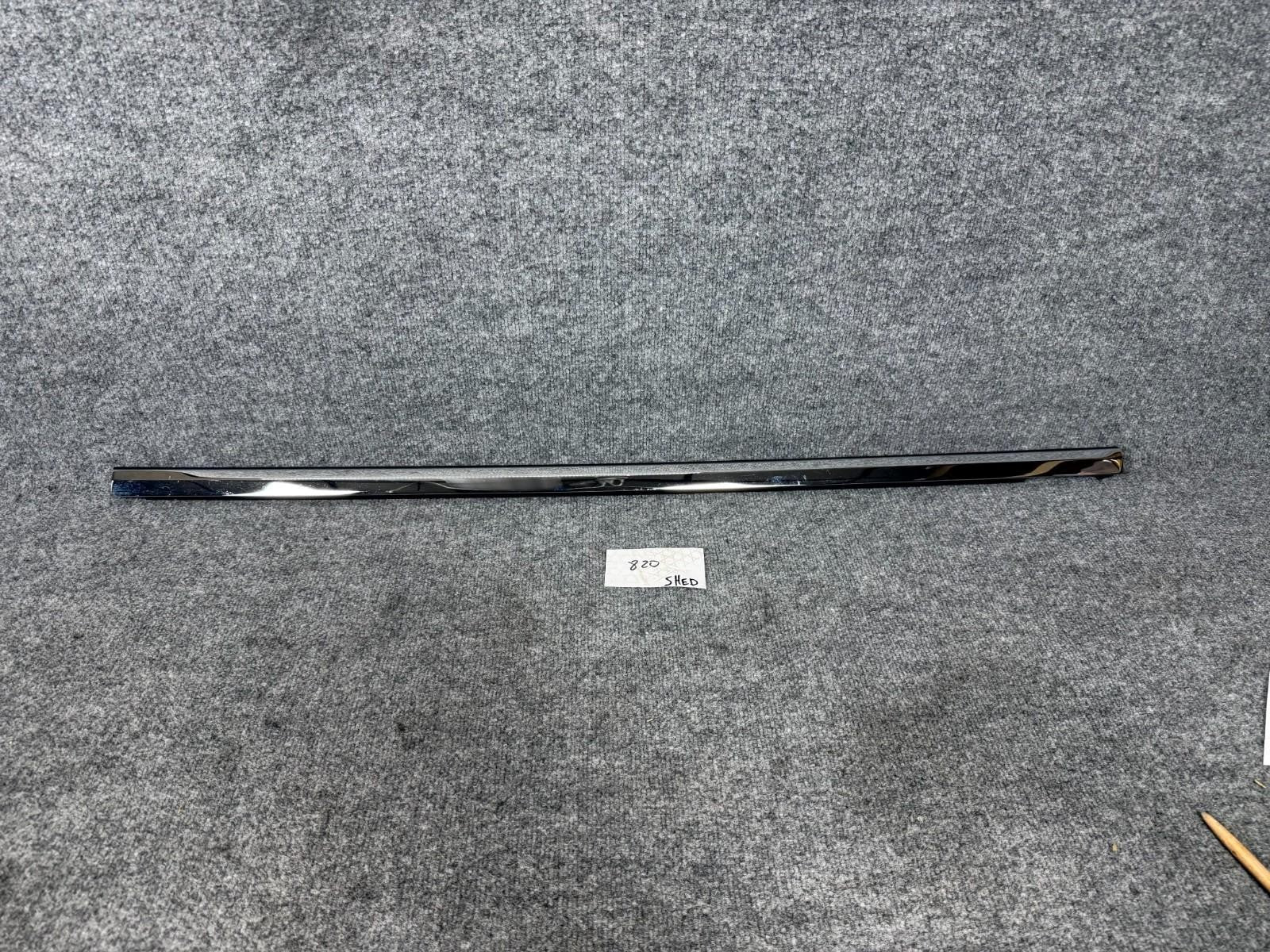 2012-2020 Tesla Model S Front Right Door Chrome Belt Molding OEM, 1038394-00-A