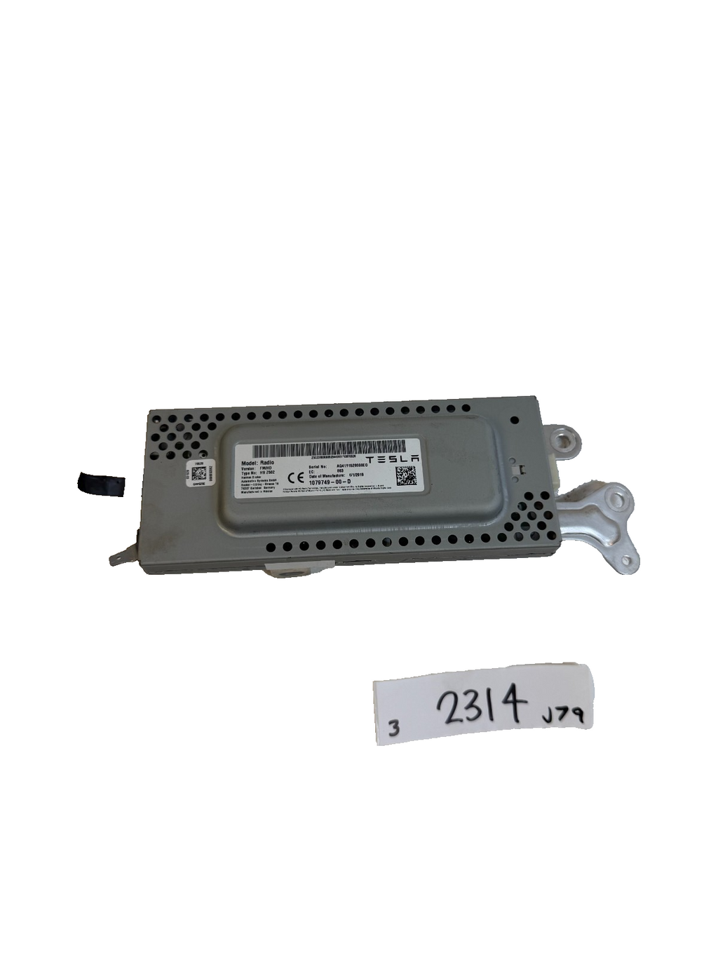 2017-2023 Tesla Model 3 FM HD Radio Receiver Control Module OEM 1079749-00-D