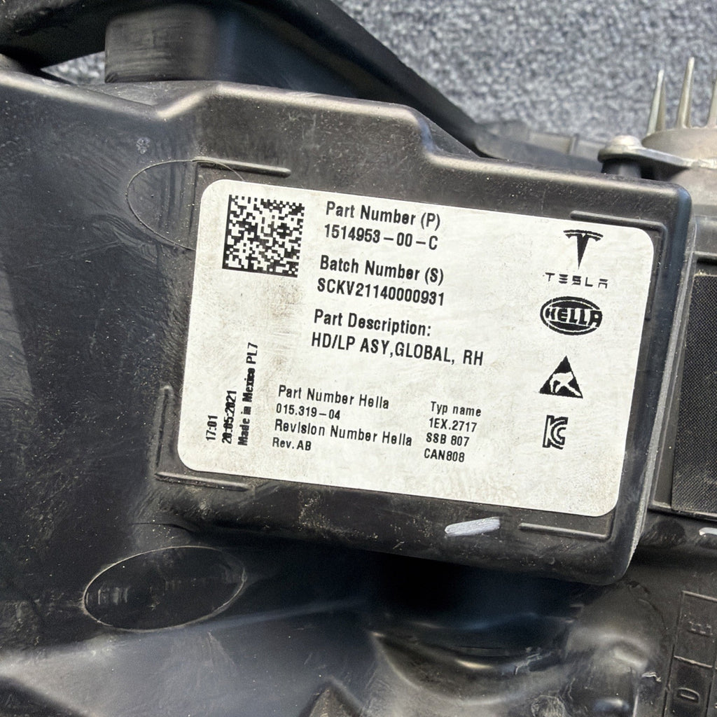 DMG⚠️2017-2025 Tesla Model 3 Y Right Headlight 1514953-00-C OEM