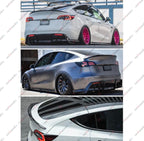 2020-2025 Tesla Model Y Rear Trunk Lip Spoiler Wing Tailgate Black