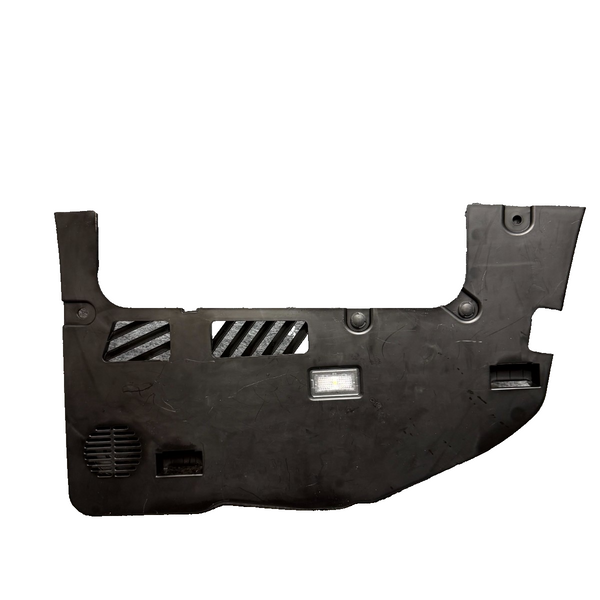 17-23 TESLA MODEL 3 FRONT RIGHT SIDE UNDER DASH COVER TRIM OEM, 110055300-F
