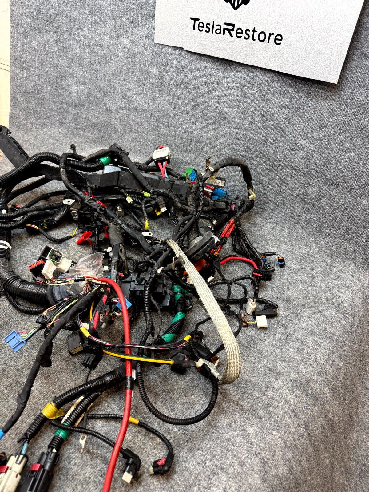2020-2024 Tesla Model Y AWD Front Wire Wiring Harness OEM 2489058-01