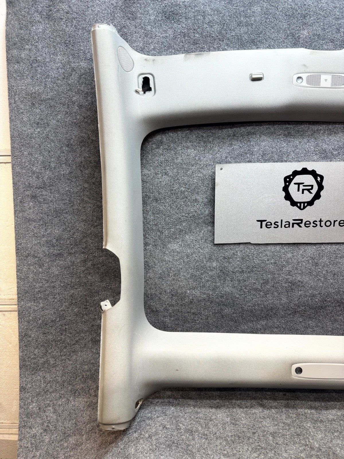 2017 - 2023 TESLA MODEL 3 ROOF SUNROOF HEADLINER TRIM COVER OEM, 1101060-01-I
