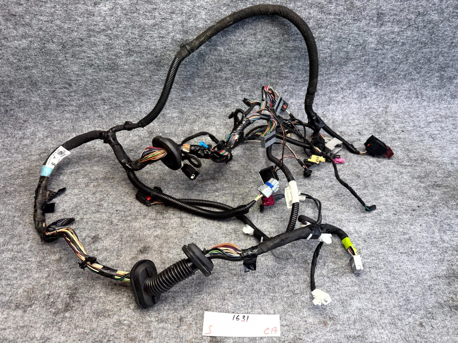 ♦️2012 - 2020 TESLA MODEL S FRONT RIGHT DOOR WIRING HARNESS OEM, 1004424-00-P