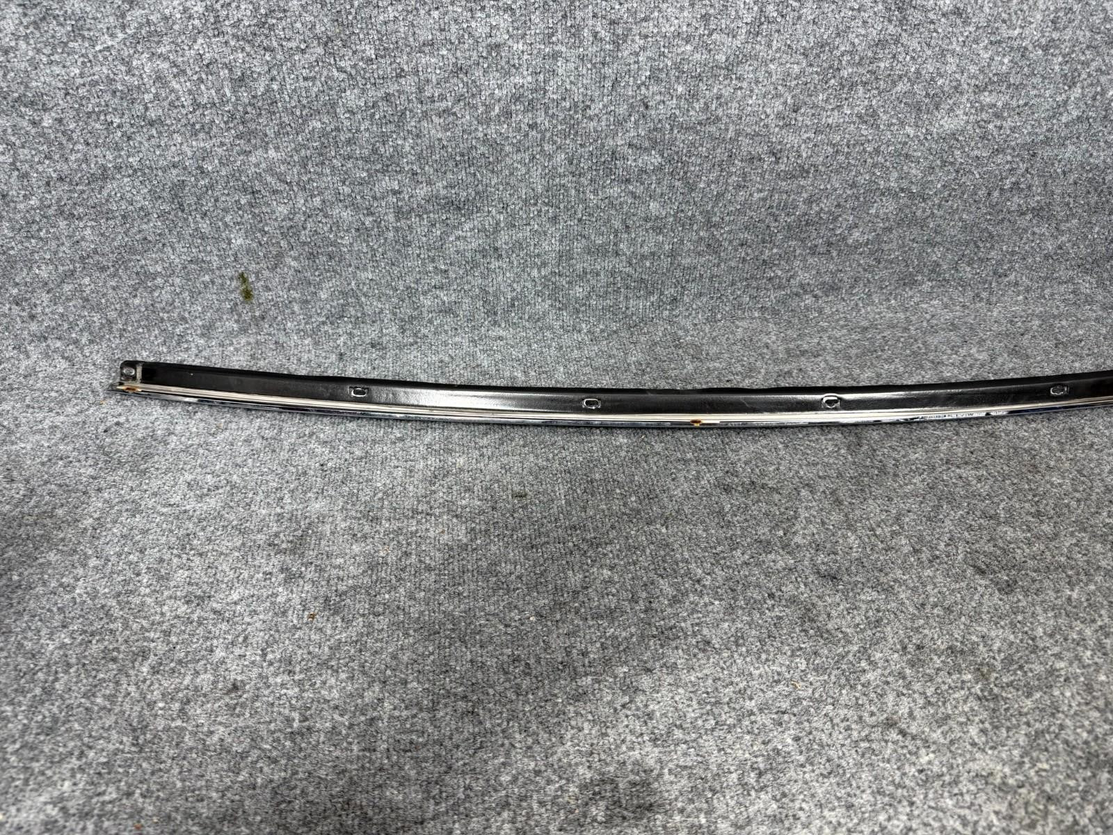 2016-2020 Tesla Model X Front Right Upper Door Window Molding OEM, 1128872-00-G