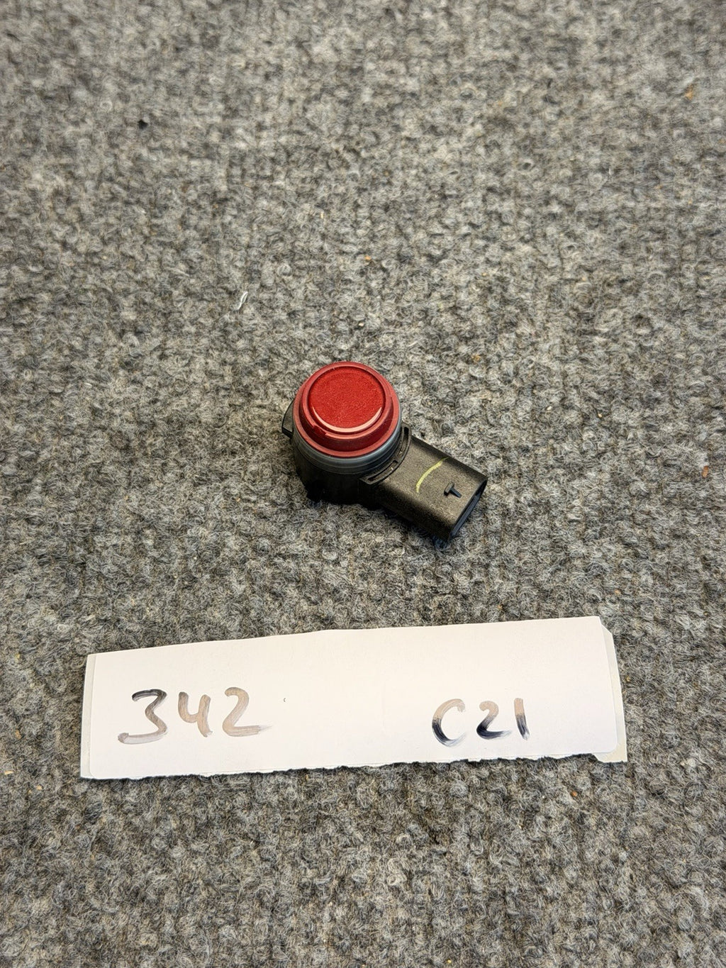 2020-2025 Tesla Model 3 Y Bumper Assist Parking Ultrasonic PDC Sensor Red OEM